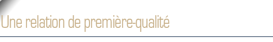 Quality is our benchmark